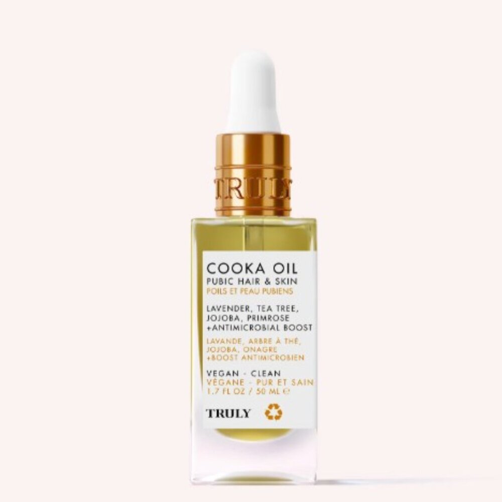 NEW! TRULY Cooka Oil for Pubic Hair & Skin - 1.7 oz